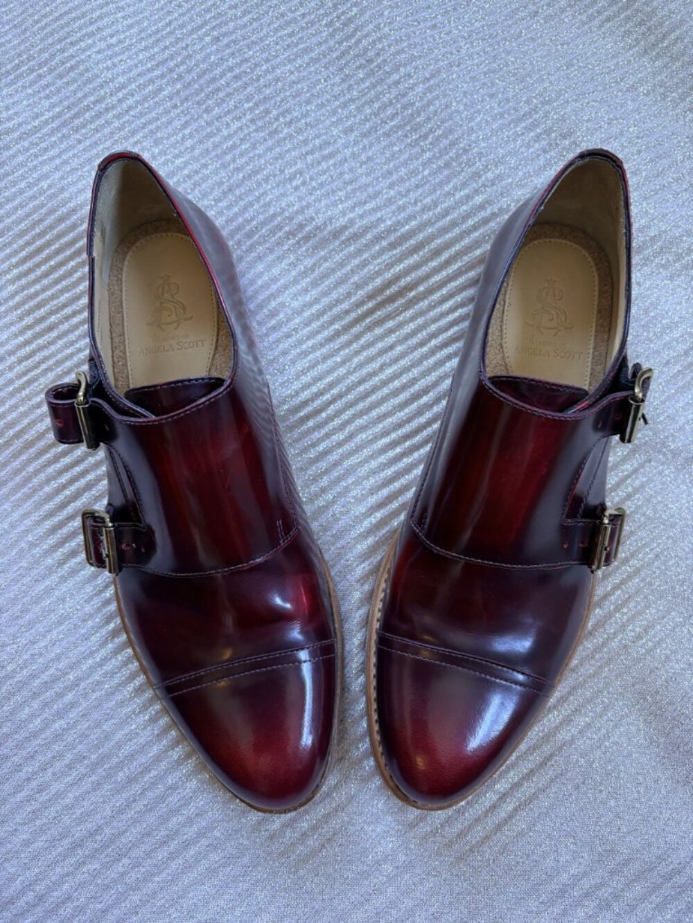 The Office of Angela Scott Mr. Colin Double Monkstrap Shoe 38.5 - Picture 6 of 7